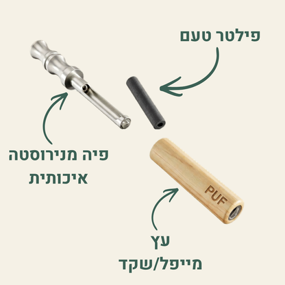 PUF™ - אוויר נקי בתוך 3 שבועות.